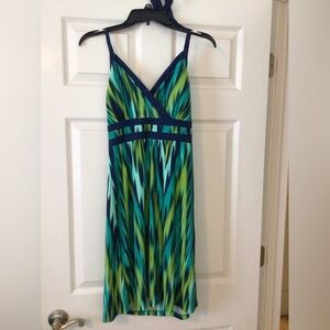 Apt. 9 Blue and Green Sleeveless Sundress